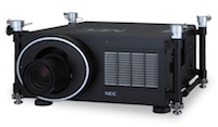  The NEC PH1000U offers a native WUXGA resolution and produces 11,000 lumens of brightness.